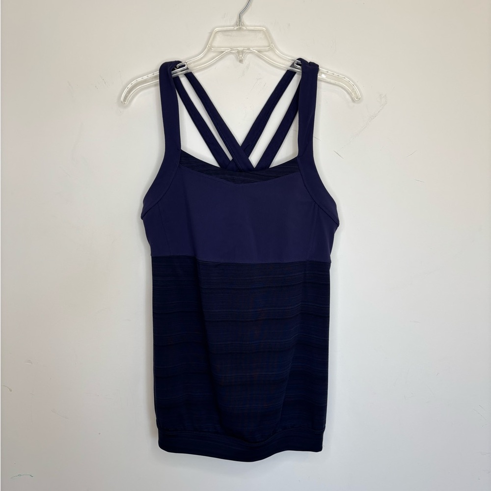 BN9 Athleta Miles Support Activewear Tank Top
Built in Shelf Bra Double Strap